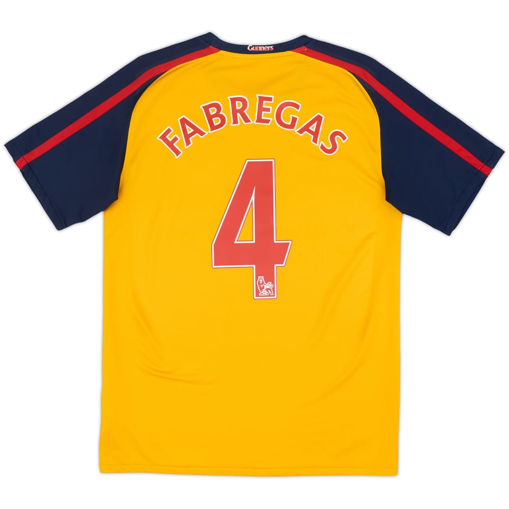 2008-09 Arsenal Camiseta de visitante Fabregas #4 - 6/10 - (S)