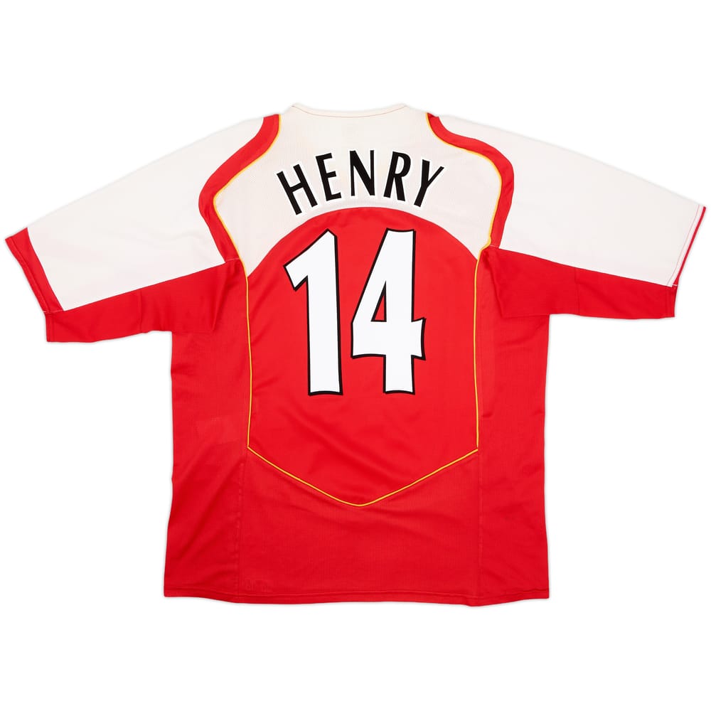 2004-05 Arsenal Home Shirt Henry #14 - 7/10 - (XL)