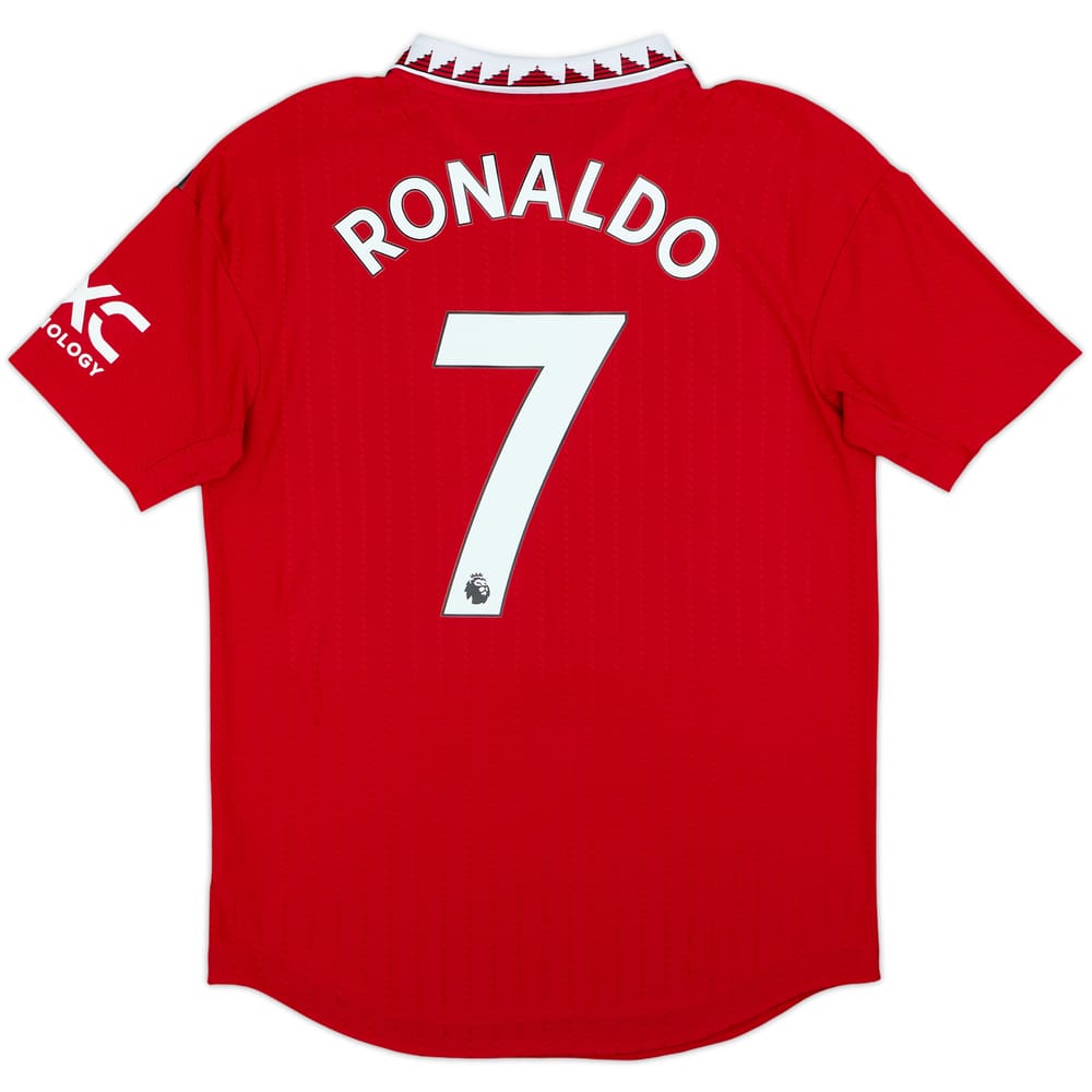 Camiseta auténtica de local del Manchester United 2022-23 Ronaldo #7 - 10/10 - (M)