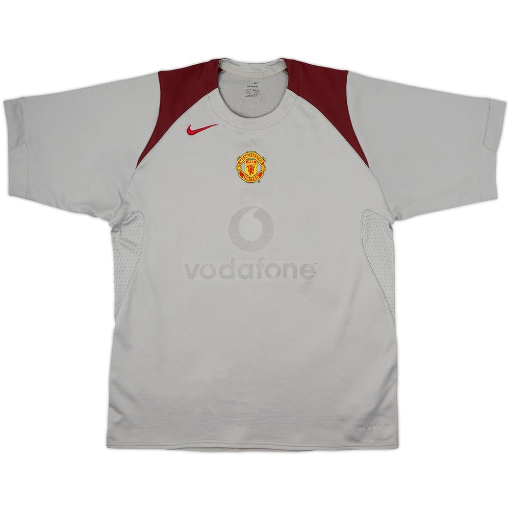 2004-05 Manchester United Nike Training Shirt - 4/10 - (L)