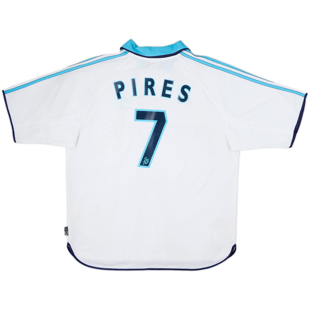 1999-00 Olympique Marseille Home Shirt Pires #7 - 8/10 - (XL)
