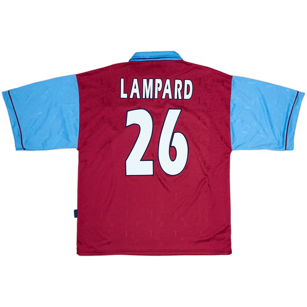 1995-97 West Ham Centenary Home Shirt Lampard #26 - 8/10 - (L)