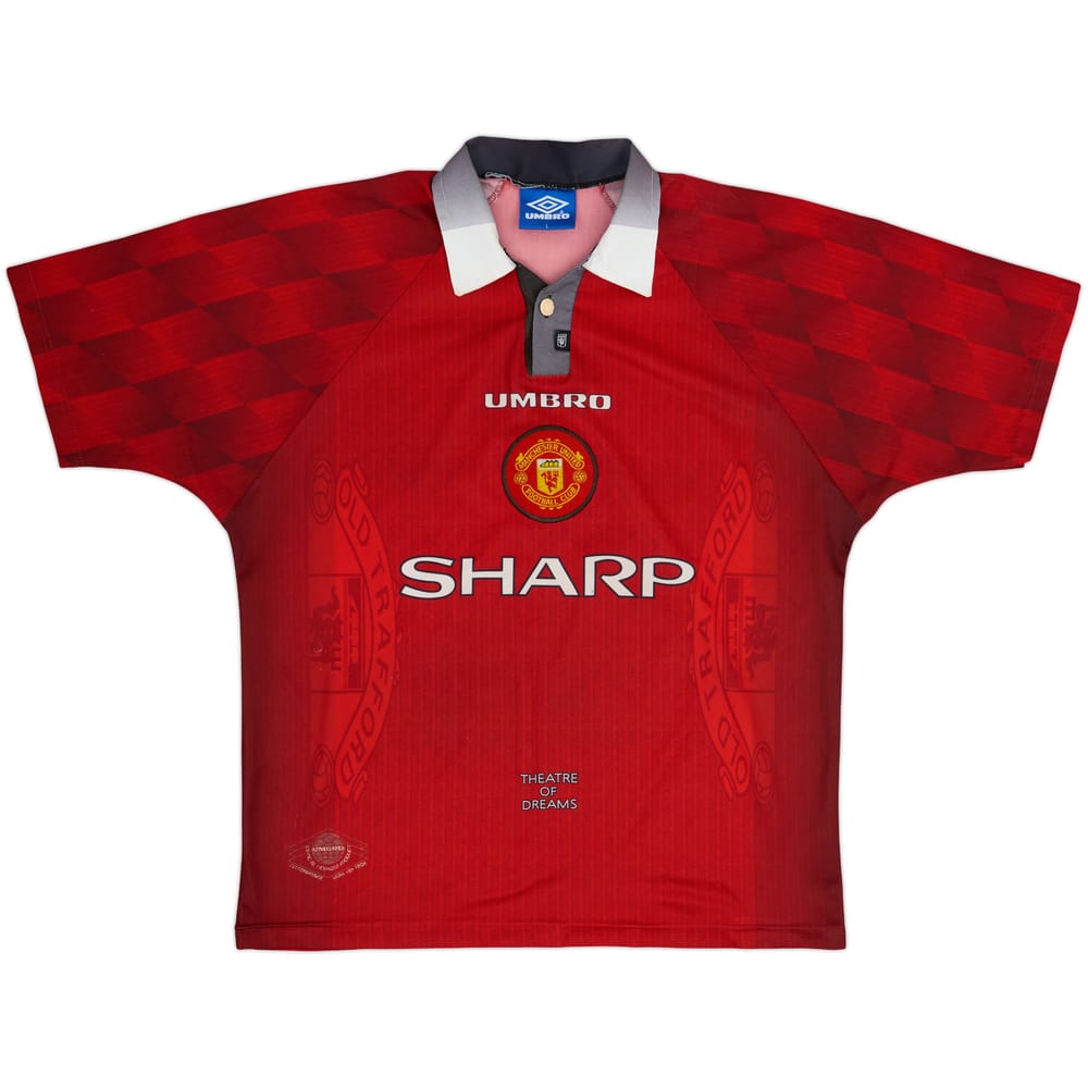 1996-98 Manchester United Home Shirt - 5/10 - (L)
