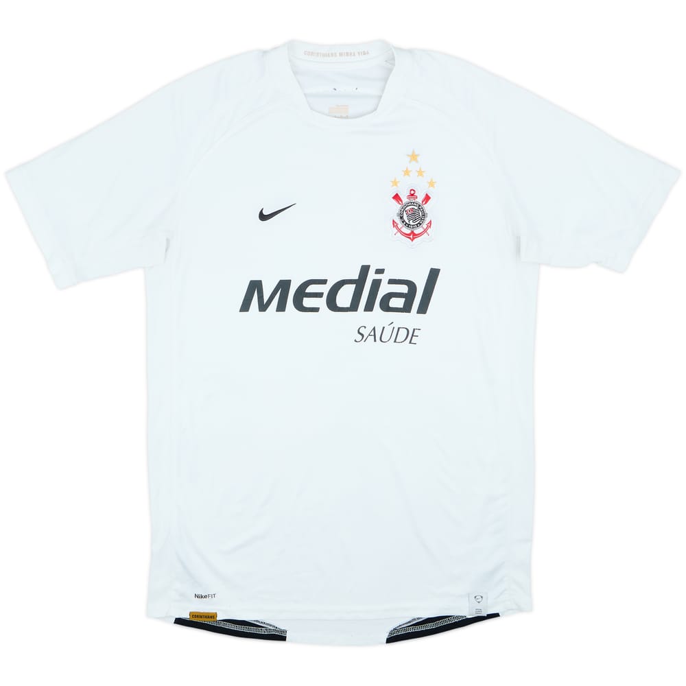 Camiseta de local de pretemporada del Corinthians 2008 - 6/10 - (L)