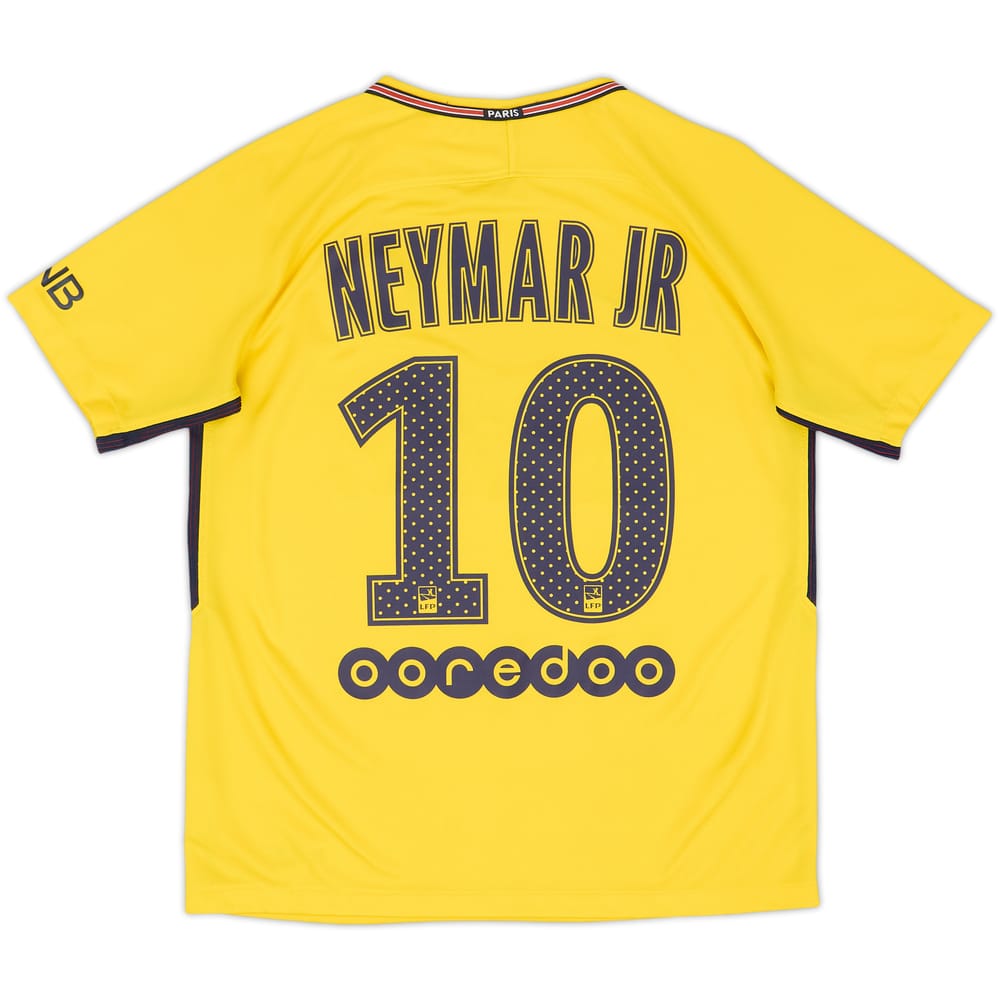 2017-18 Paris Saint-Germain Away Shirt Neymar Jr #10 - 8/10 - (XL.Boys)