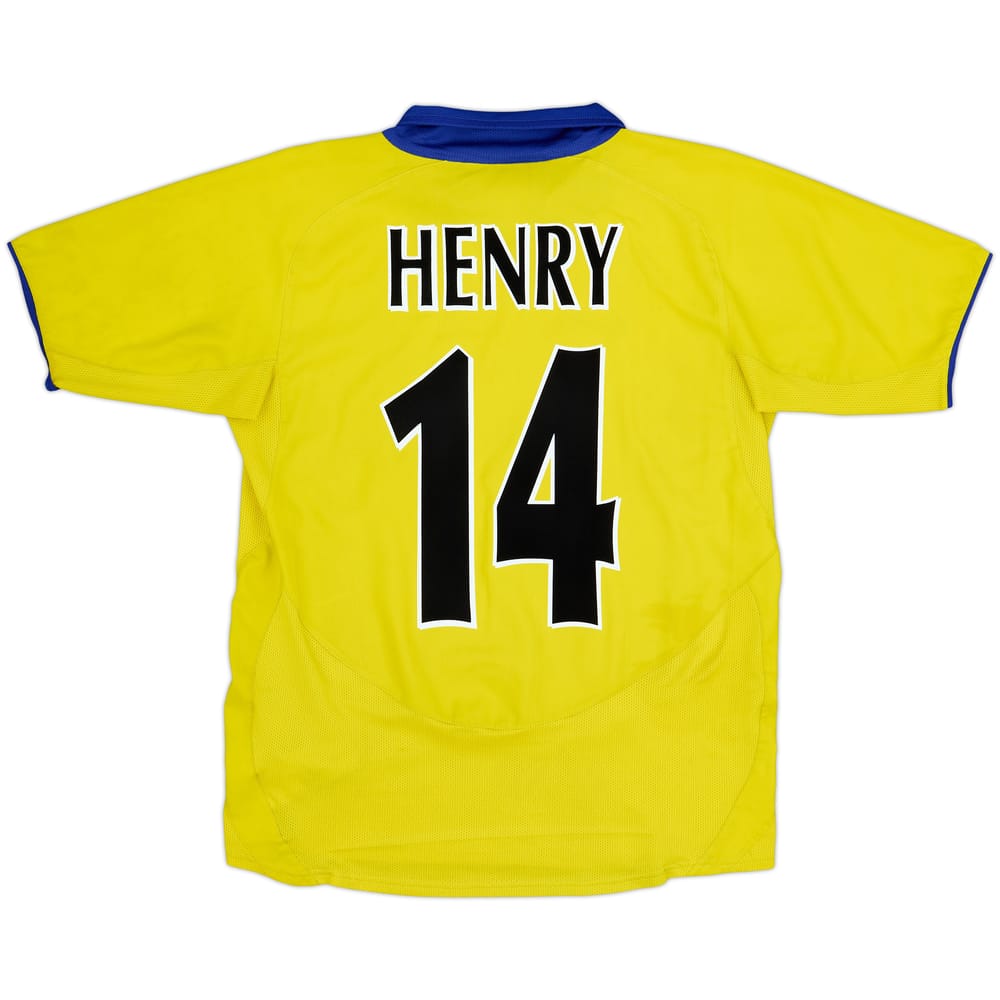 2003-05 Arsenal Away Shirt Henry #14 - 6/10 - (XL.Boys)