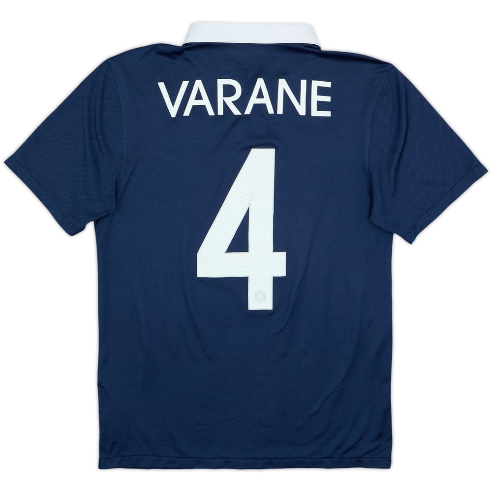 2014-15 France Home Shirt Varane #4 - 6/10 - (S)