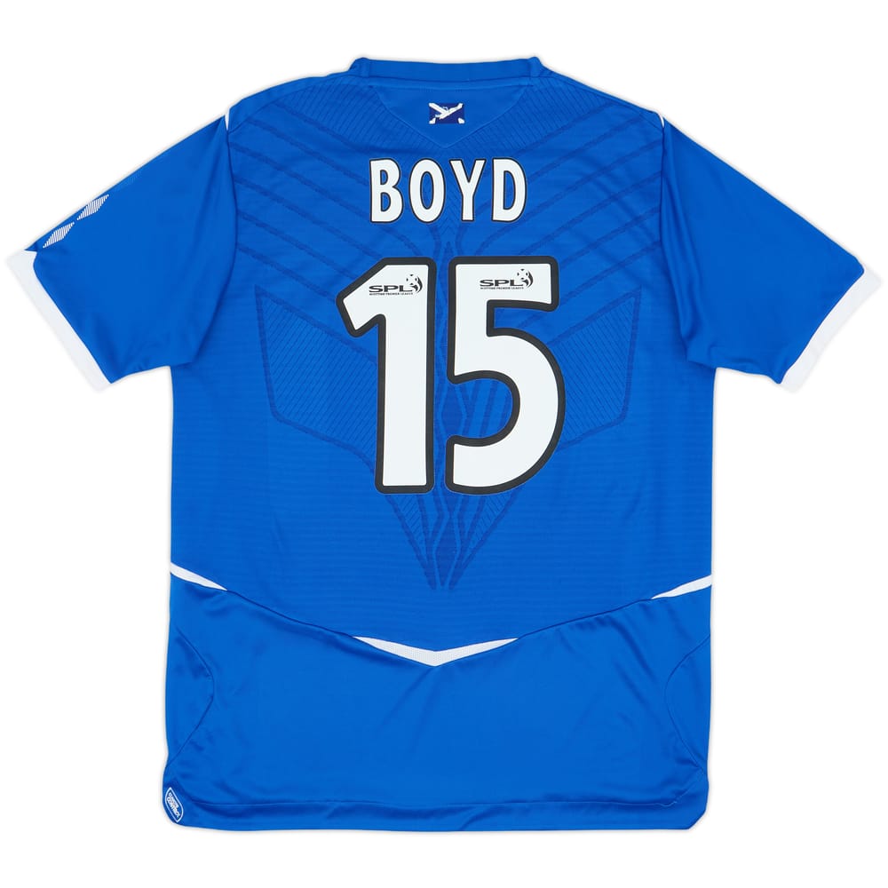 2008-09 Rangers Home Shirt Boyd #15 - 6/10 - (L)