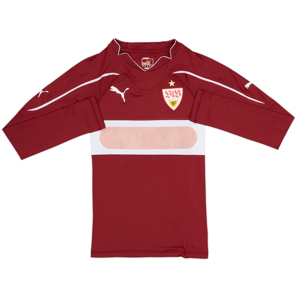 Camiseta de visitante de manga larga versión jugador del Stuttgart 2010-11 - 4/10 - (XS)