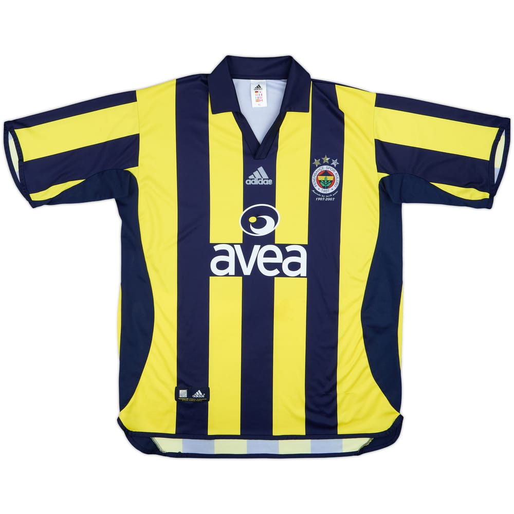2006-07 Fenerbahce Basic Home Shirt - 4/10 - (XL)
