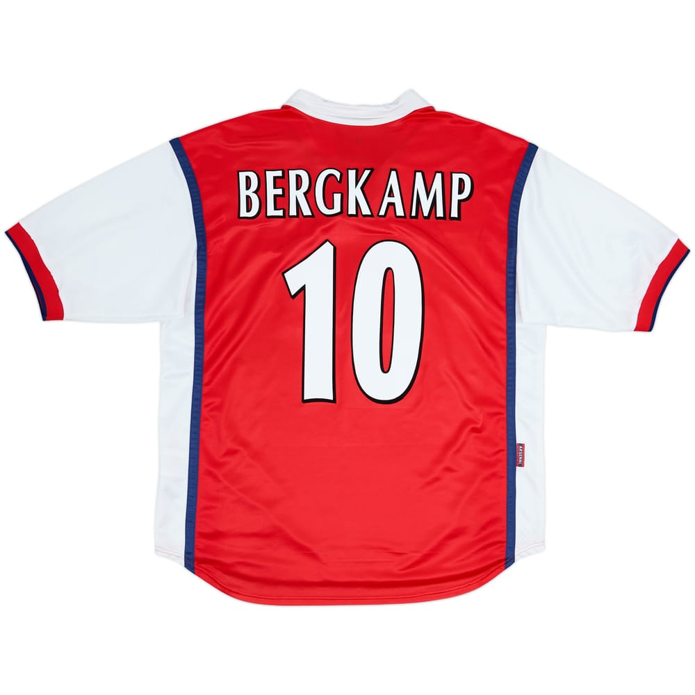 1998-99 Arsenal Home Shirt Bergkamp #10 - 8/10 - (L)