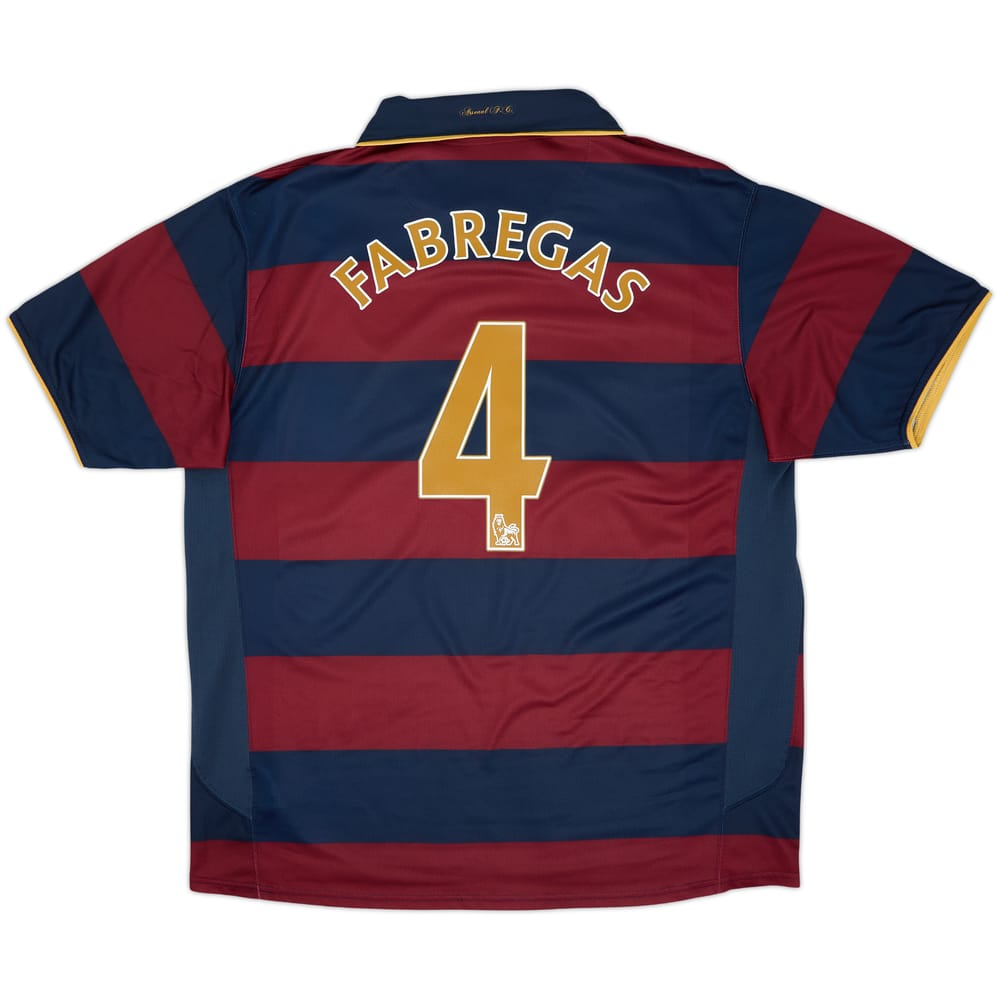 2007-08 Arsenal Camiseta Tercera Fabregas #4 - 8/10 - (XL)