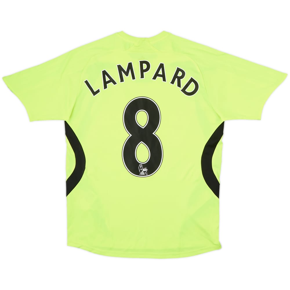 Camiseta de visitante del Chelsea 2007-08 Lampard #8 - 6/10 - (Niños L)
