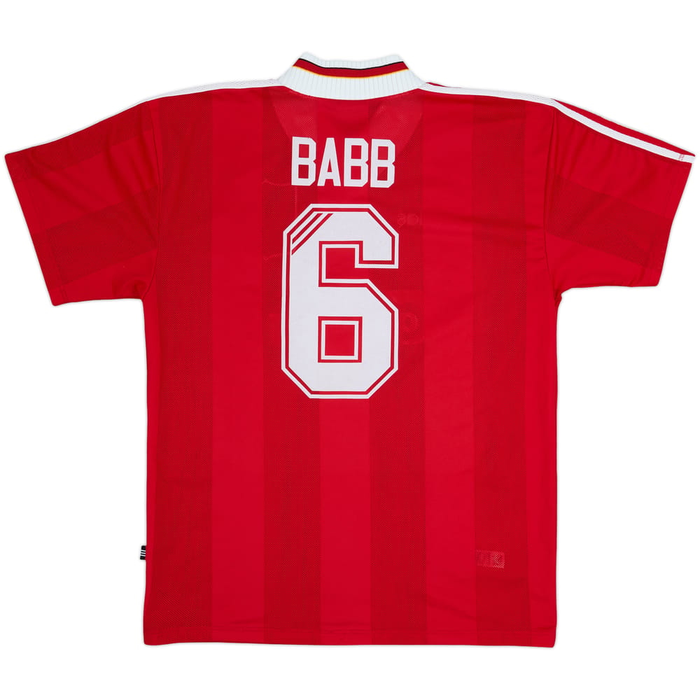 Camiseta de local del Liverpool 1995-96 Babb #6 - 8/10 - (L)