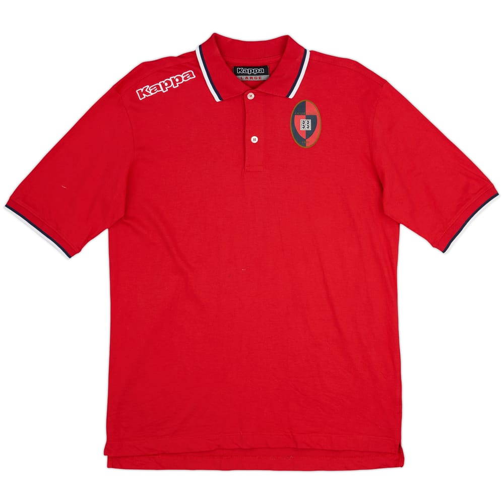 2012-13 Cagliari Kappa Polo Shirt - 9/10 - (L)