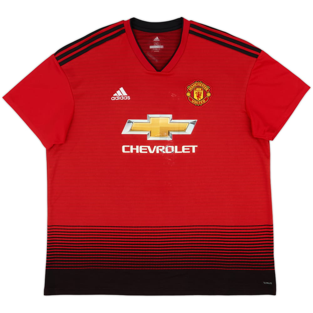 2018-19 Manchester United Home Shirt - 4/10 - (XXL)