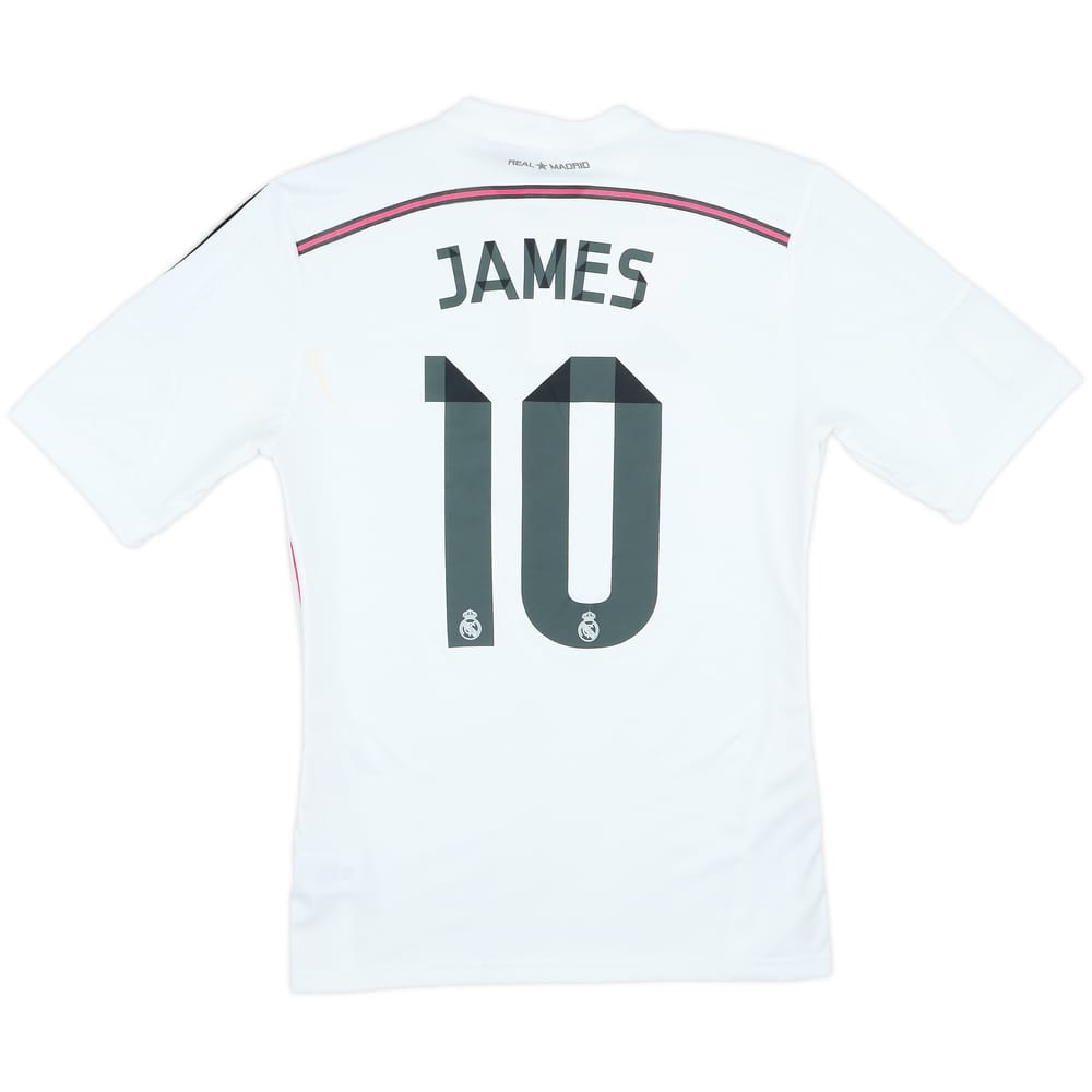 2014-15 Real Madrid Camiseta Local James #10 - 6/10 - (M)