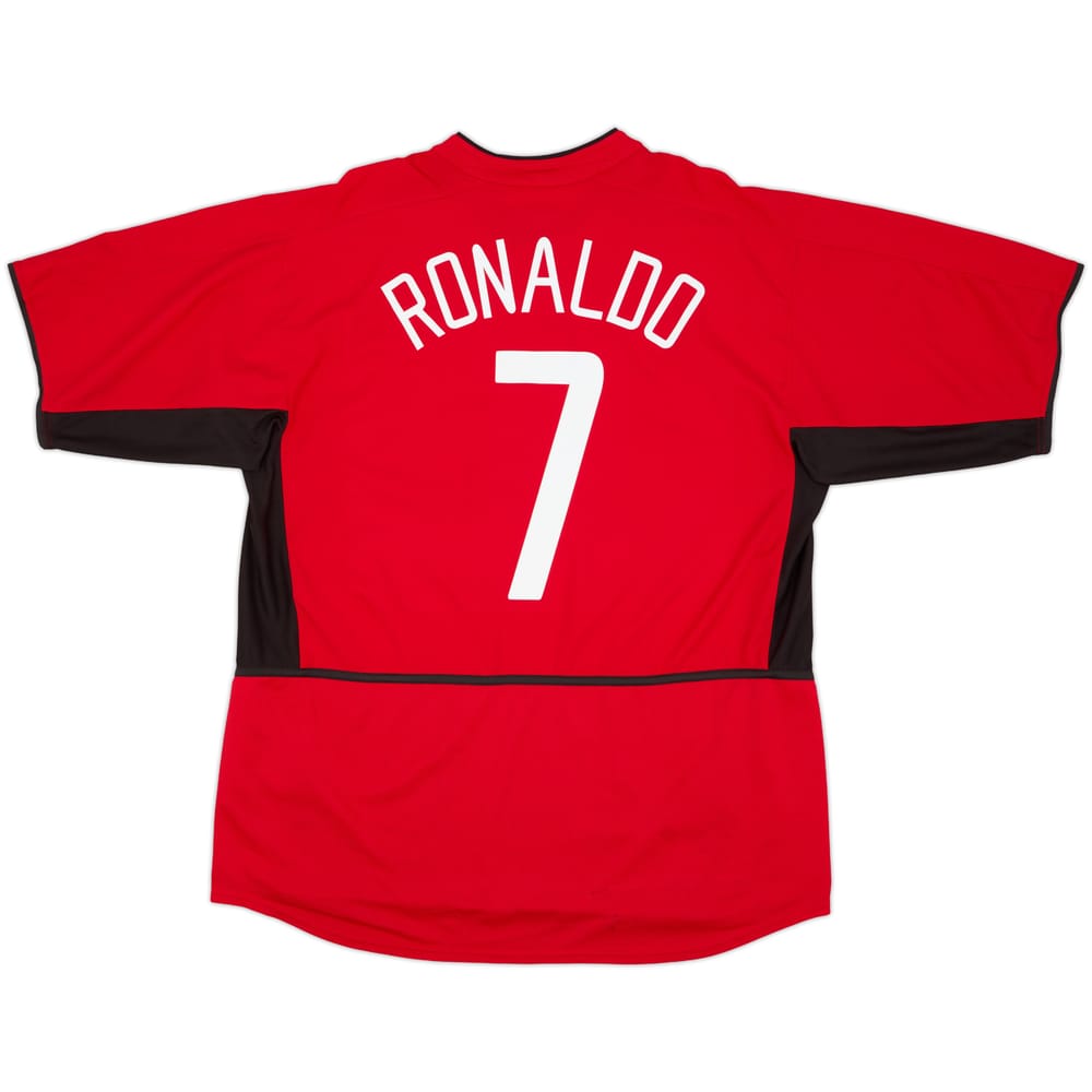 2002-04 Manchester United Home Shirt Ronaldo #7 - 6/10 - (XL)