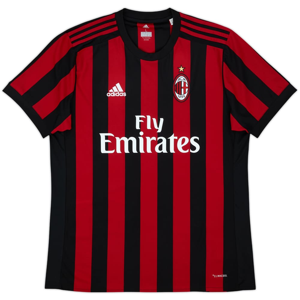2017-18 AC Milan Home Shirt - 8/10 - (L)