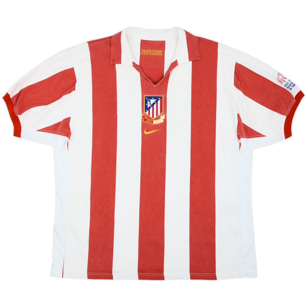 Camiseta de local Centenario del Atletico Madrid 2003-04 - 5/10 - (XXL)