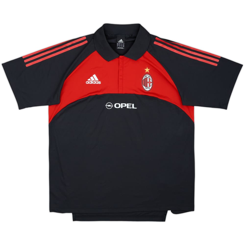 Polo 1/4 Zip adidas versión jugador del AC Milan 2005-06 - 10/10 - (M/L)