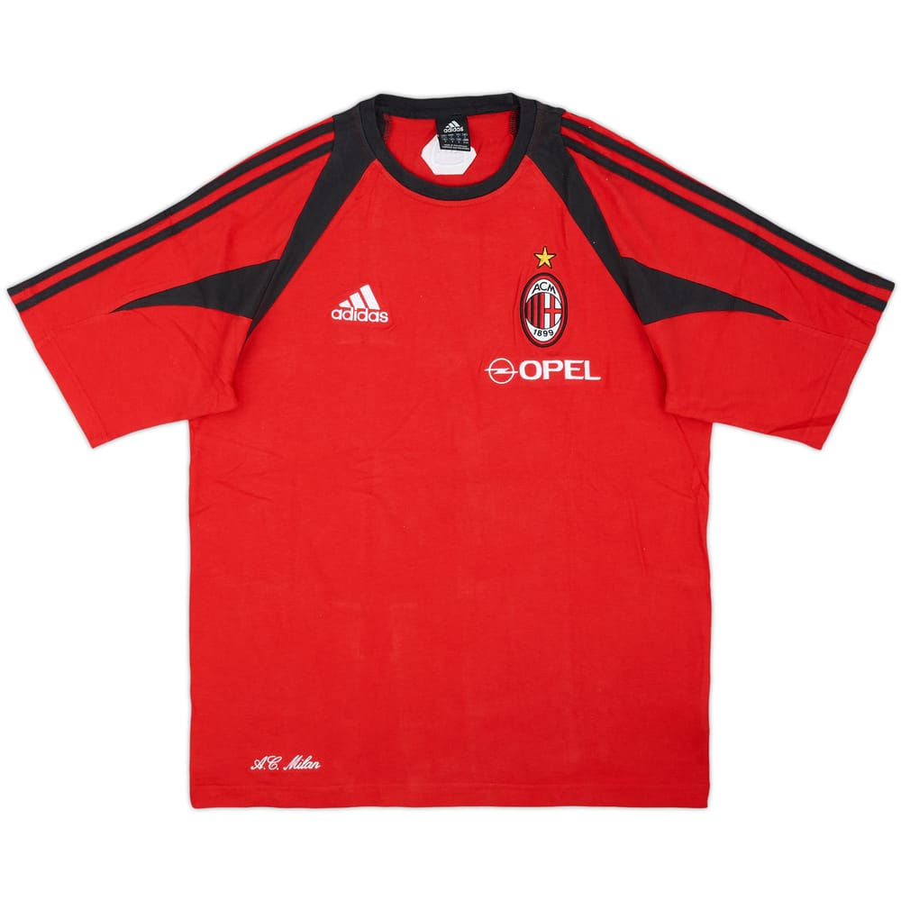 Camiseta de Algodón Edición Jugador del AC Milan adidas 2004-05 - 10/10 - (M/L)