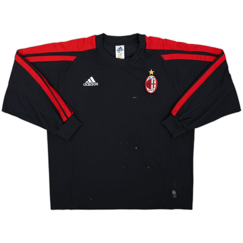 2001-02 AC Milan adidas Training L/S Shirt - 6/10 - (L)
