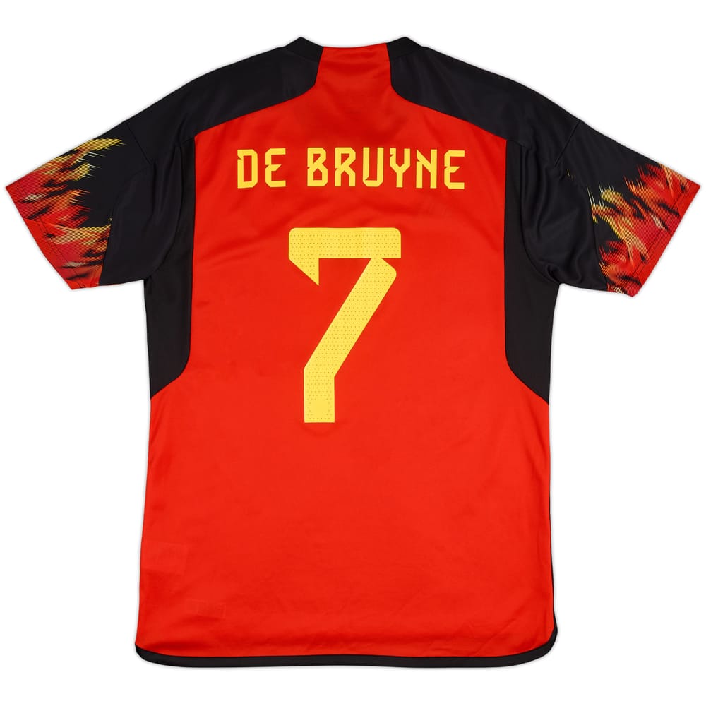 2022-23 Belgium Home Shirt De Bruyne #7 - 7/10 - (L)