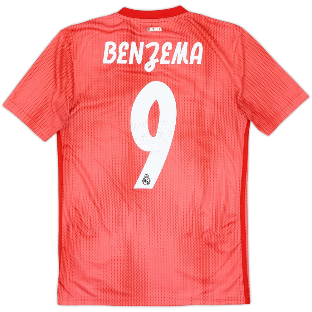 2018-19 Real Madrid Third Shirt Benzema #9 - 8/10 - (XS)