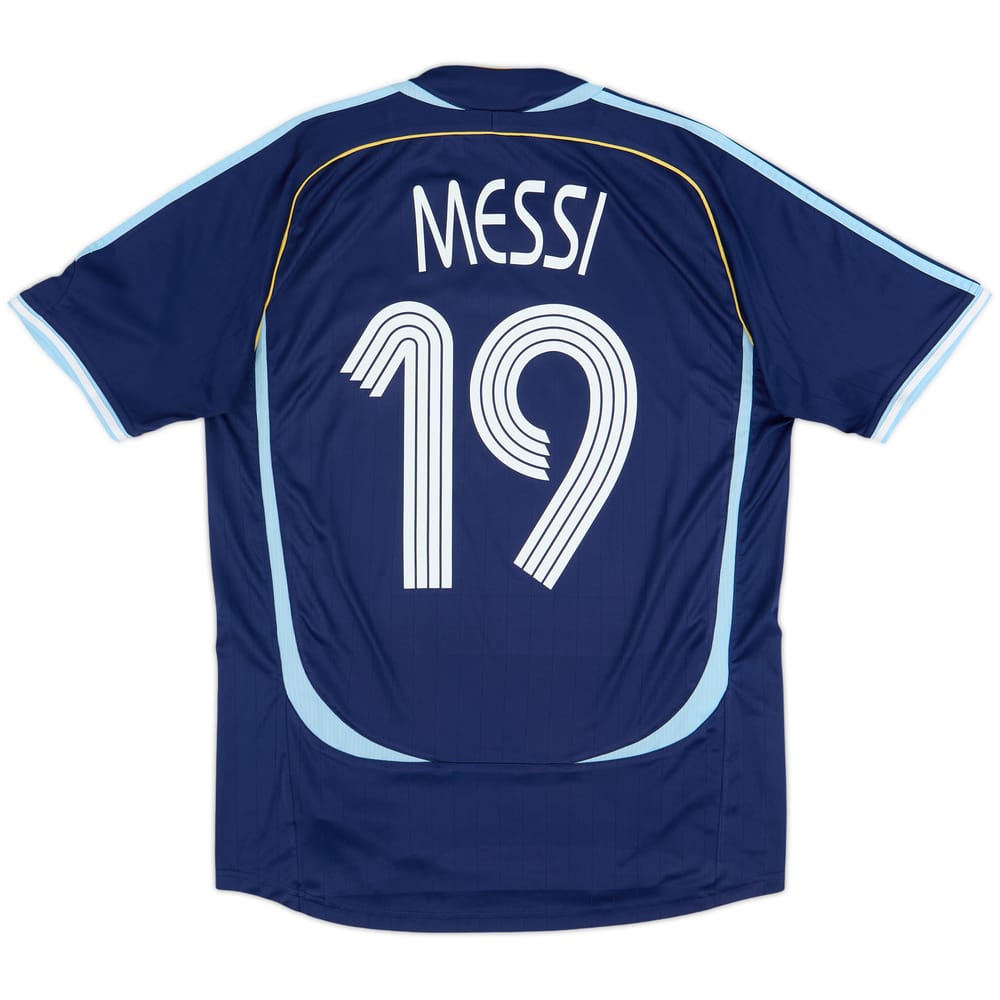 2006-07 Argentina Away Shirt Messi #19 - 5/10 - (L)