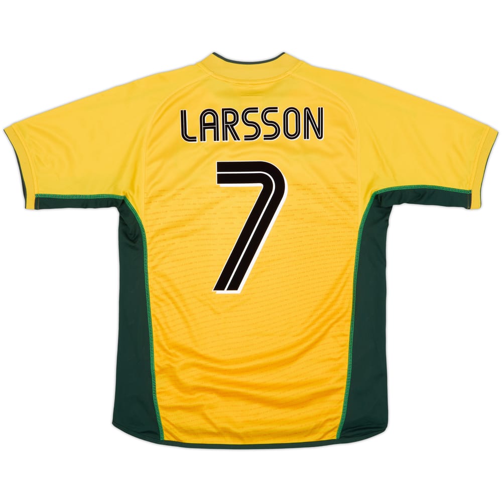 2002-03 Celtic Away Shirt Larsson #7 - 8/10 - (M)
