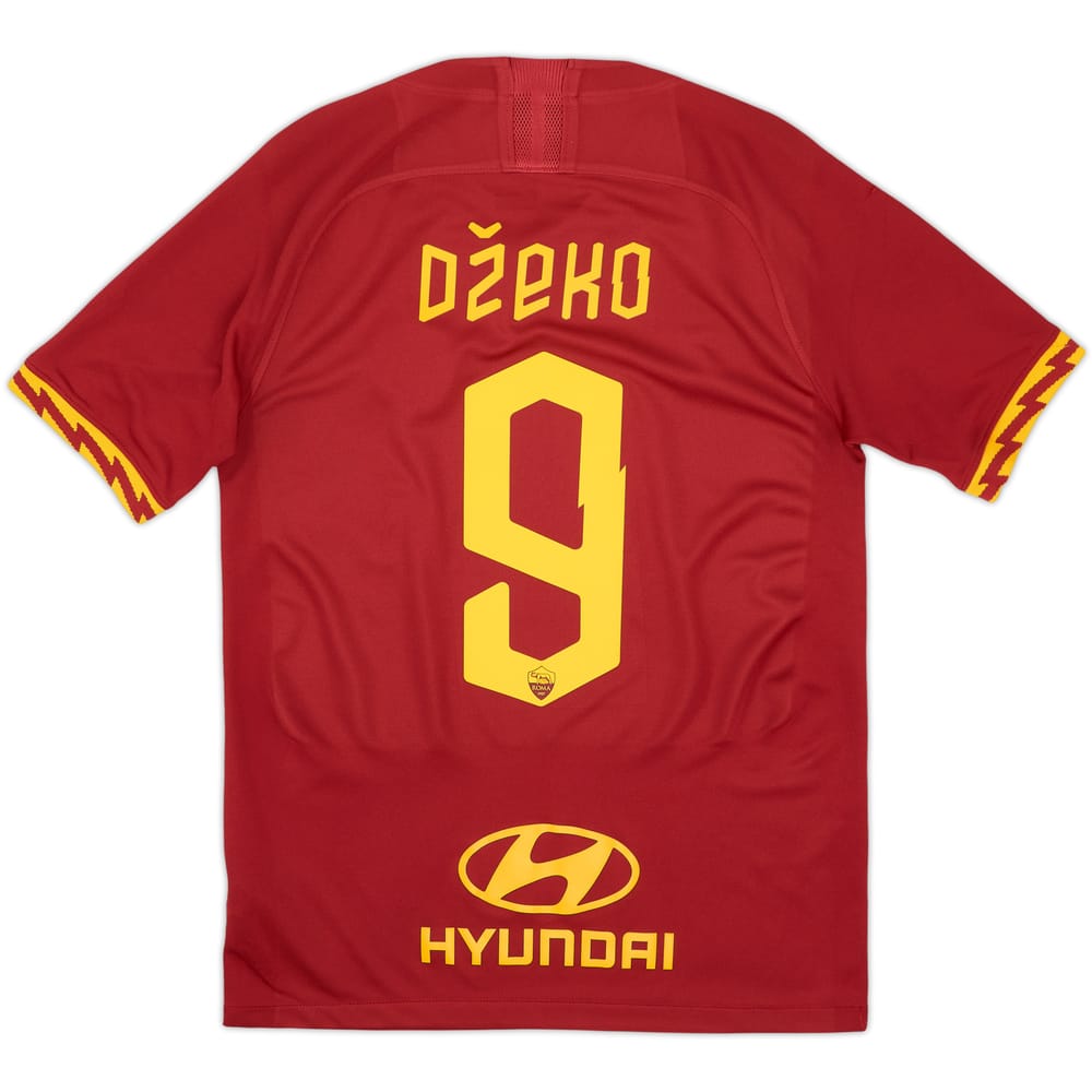 2019-20 Roma Home Shirt Dzeko #9 - 8/10 - (S)