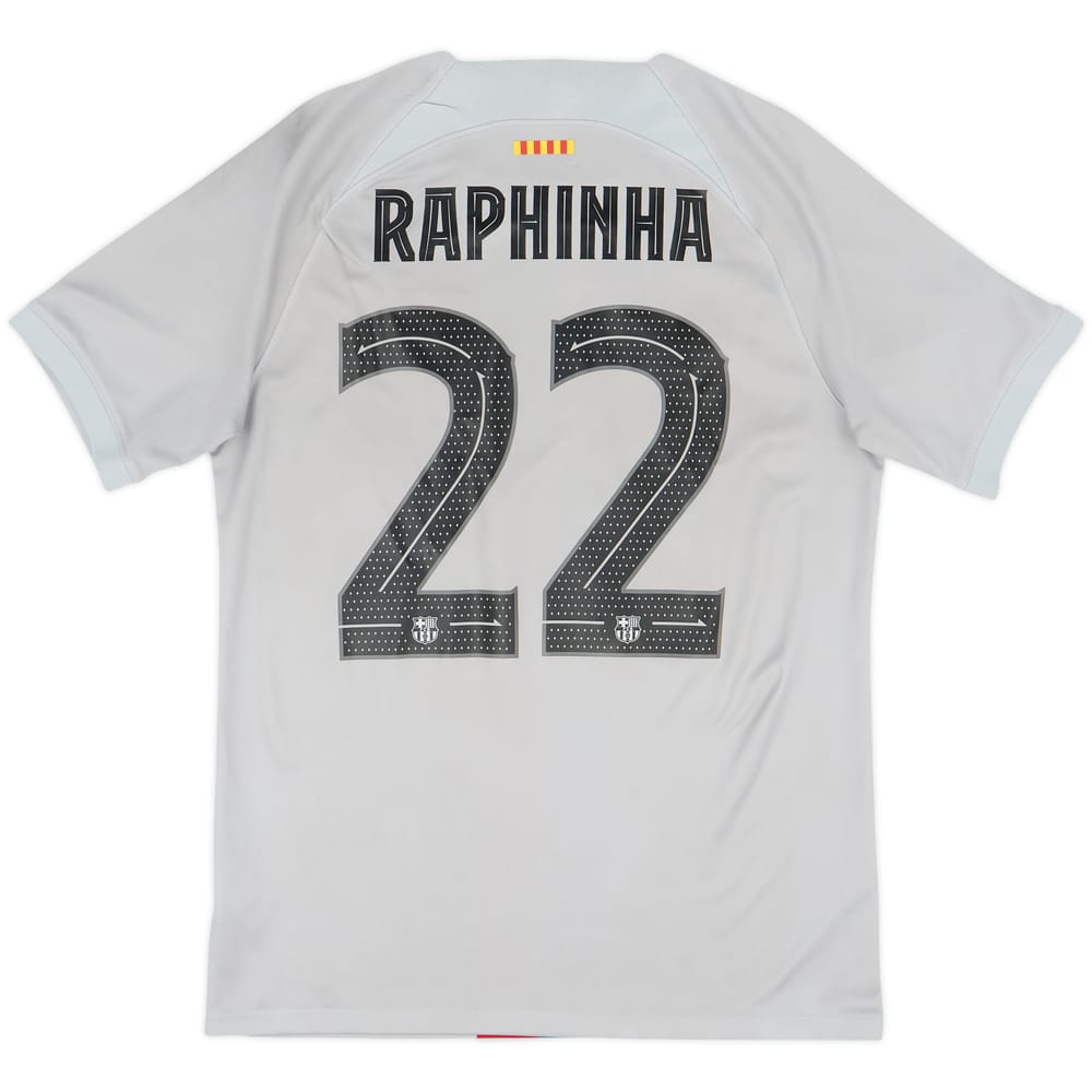 2022-23 Barcelona Third Shirt Raphinha #22 - 6/10 - (M)