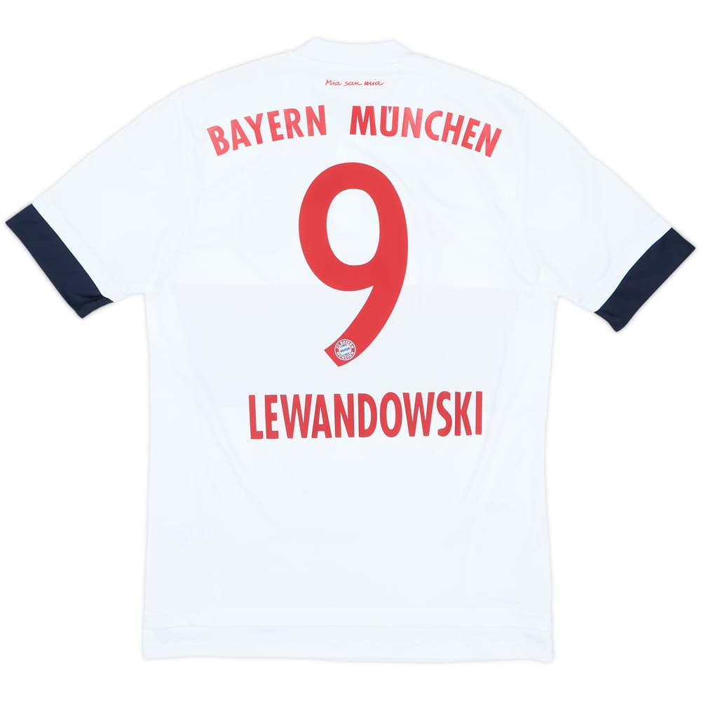 2015-16 Bayern Munich Away Shirt Lewandowski #9 - 8/10 - (S)