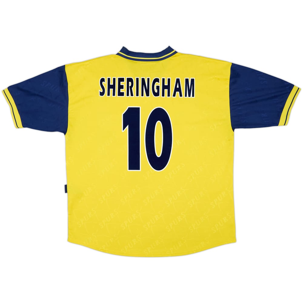 1995-97 Tottenham Reissue Third Shirt Sheringham #10 - 9/10 - (XXL)