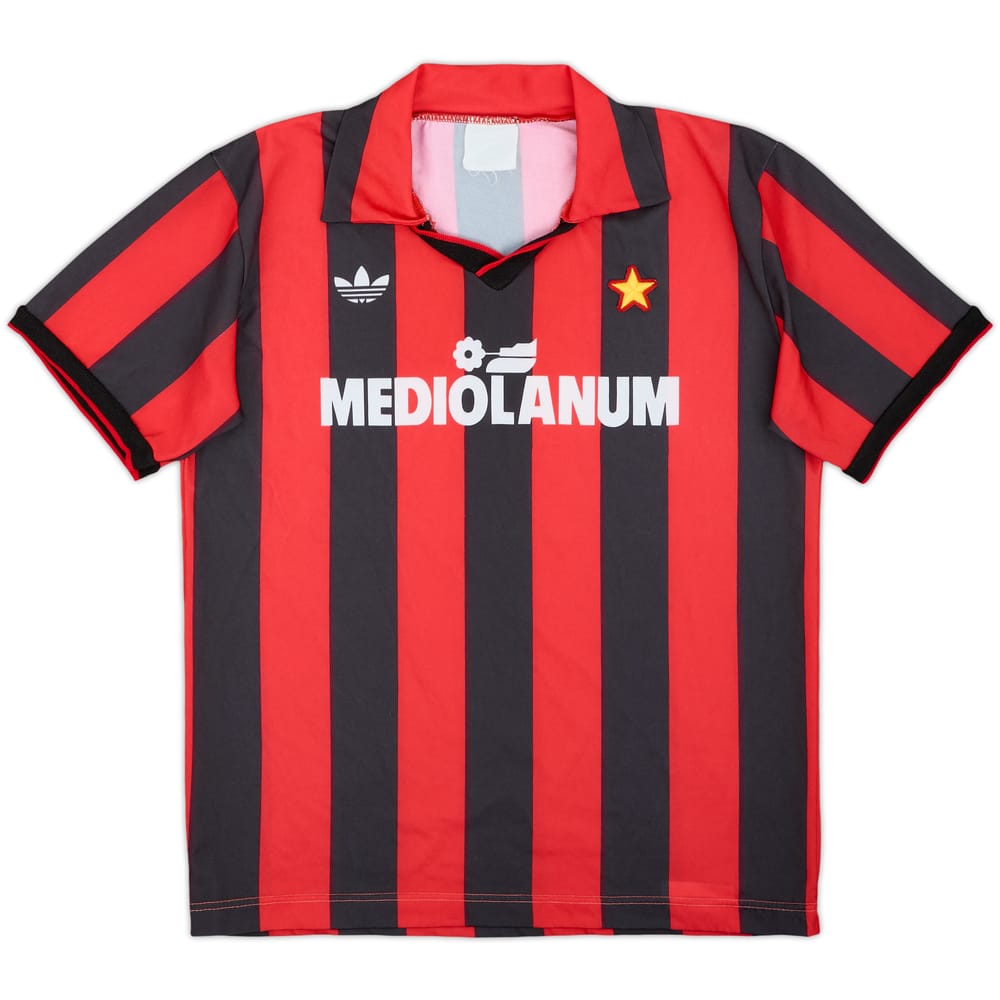 1990-91 AC Milan Home Shirt - 7/10 - (S)