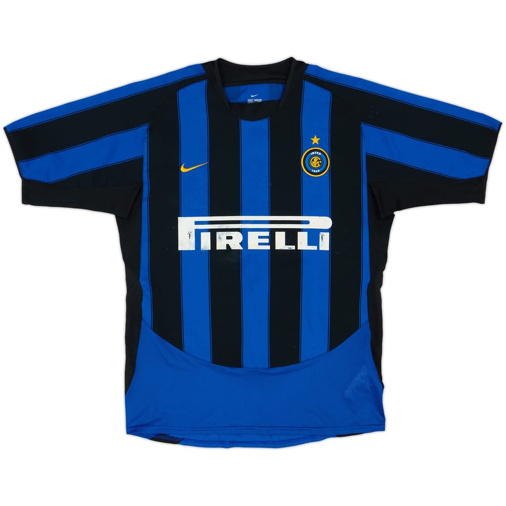 2003-04 Inter de Milán Camiseta Local - 5/10 - (M)