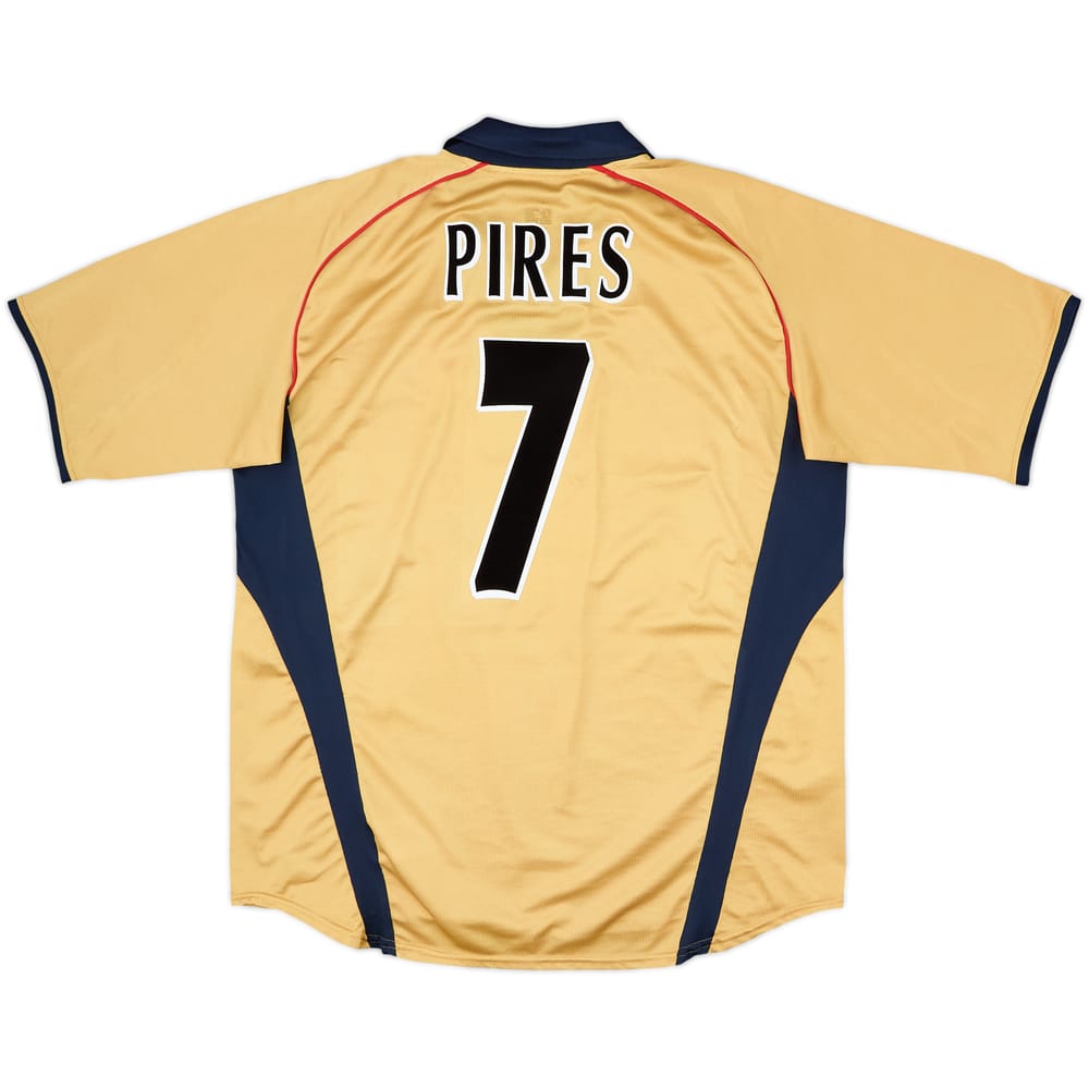Camiseta de visitante del Arsenal 2001-02 Pires #7 - 8/10 - (XL)