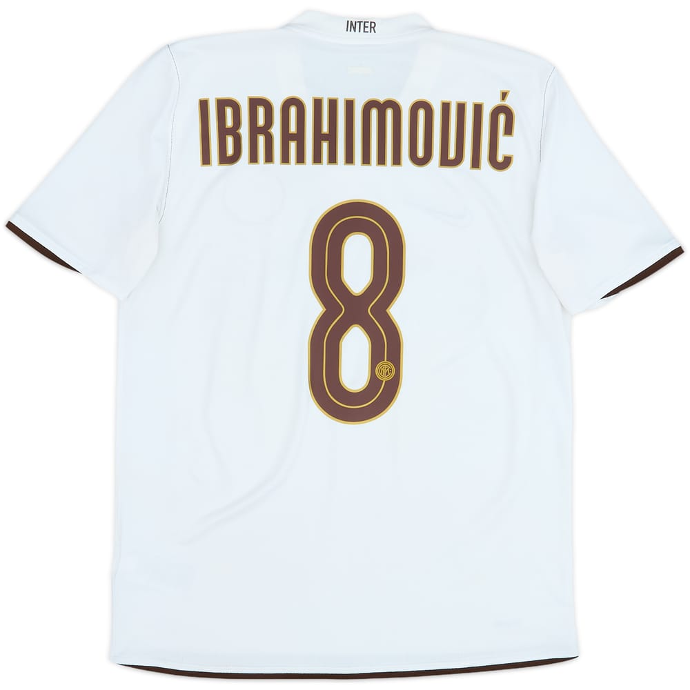 2008-09 Inter Milan Away Shirt Ibrahimovic #8 - 7/10 - (M)