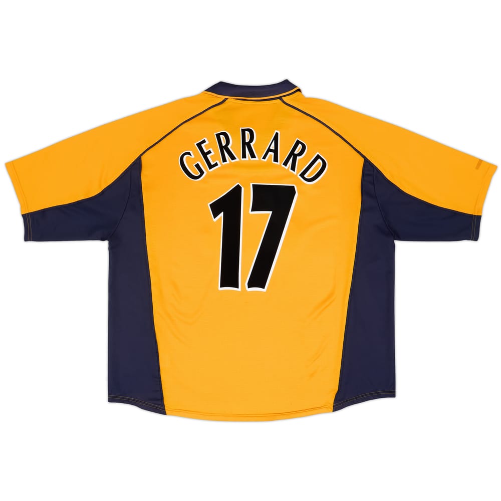 2000-02 Liverpool Away Shirt Gerrard #17 - 6/10 - (XXL)