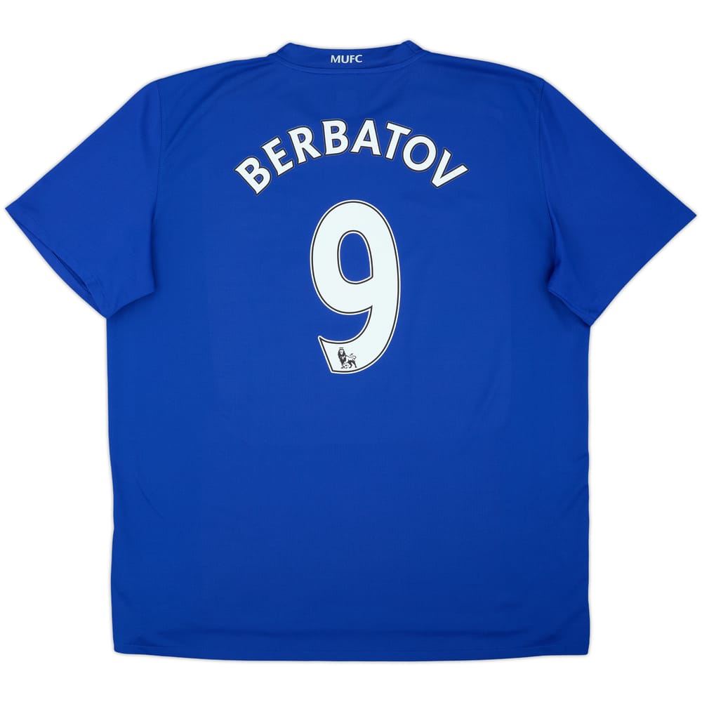 2008-09 Manchester United Third Shirt Berbatov #9 - 6/10 - (XXL)