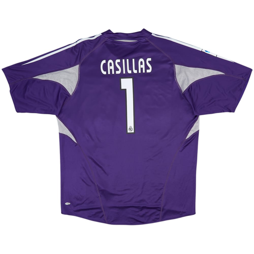2004-05 Real Madrid GK Shirt Casillas #1 - 8/10 - (XL)