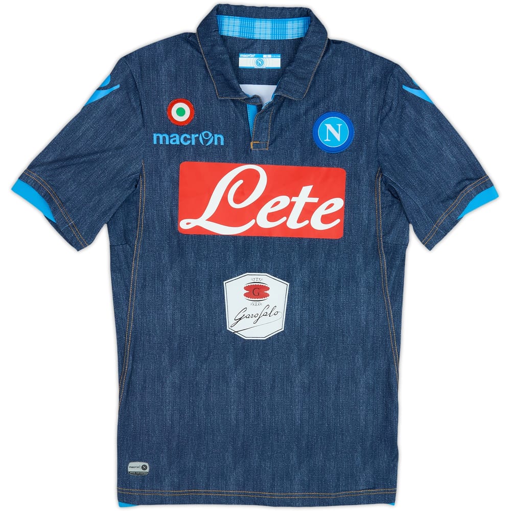 2014-15 Napoli Away Shirt - 10/10 - (M)