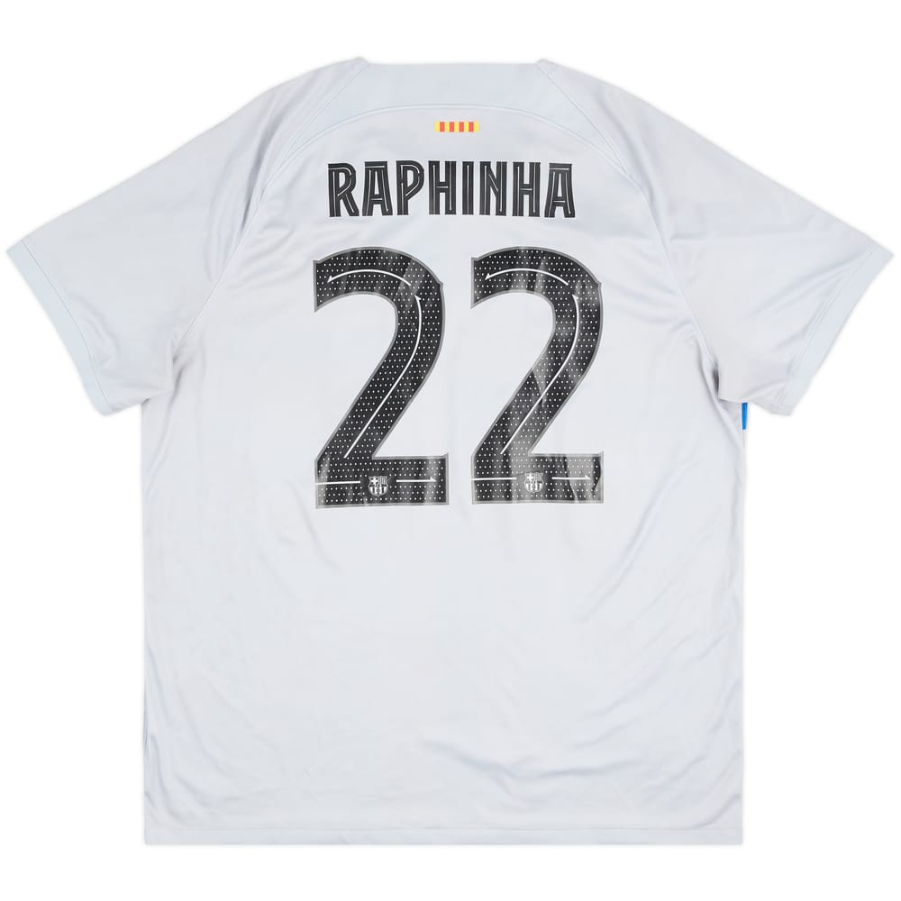 2022-23 Barcelona Third Shirt Raphinha #22 - 8/10 - (XXL)