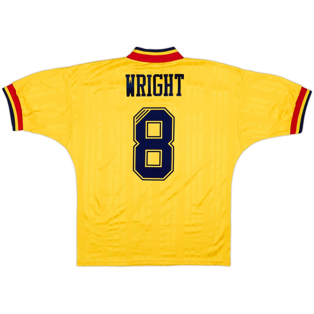 1993-94 Arsenal Away Shirt Wright #8 - 8/10 - (L)