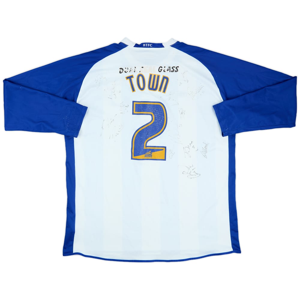 2007-08 Huddersfield Signed Home L/S Shirt Town #2 - 4/10 - (XXL)