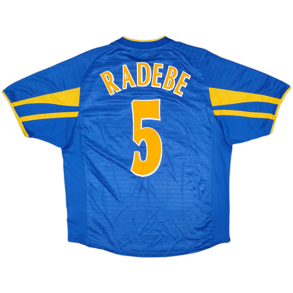 2001-03 Leeds United Away Shirt Radebe #5 - 8/10 - (M)