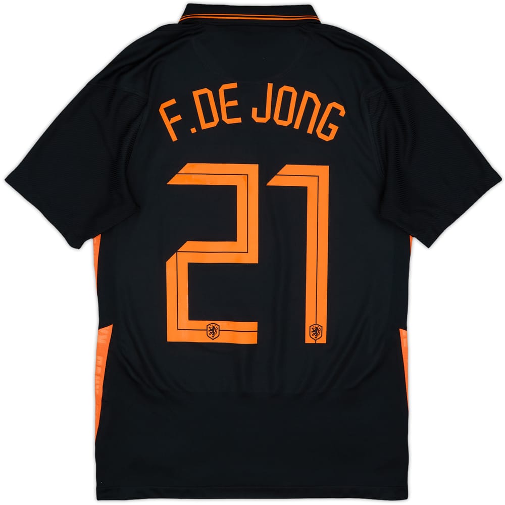 2020-22 Netherlands Away Shirt F.DeJong #21 - 8/10 - (S)