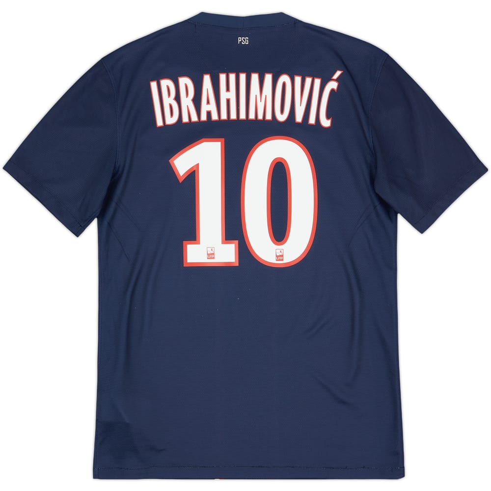 2012-13 Paris Saint-Germain Home Shirt Ibrahimovic #10 - 7/10 - (S)