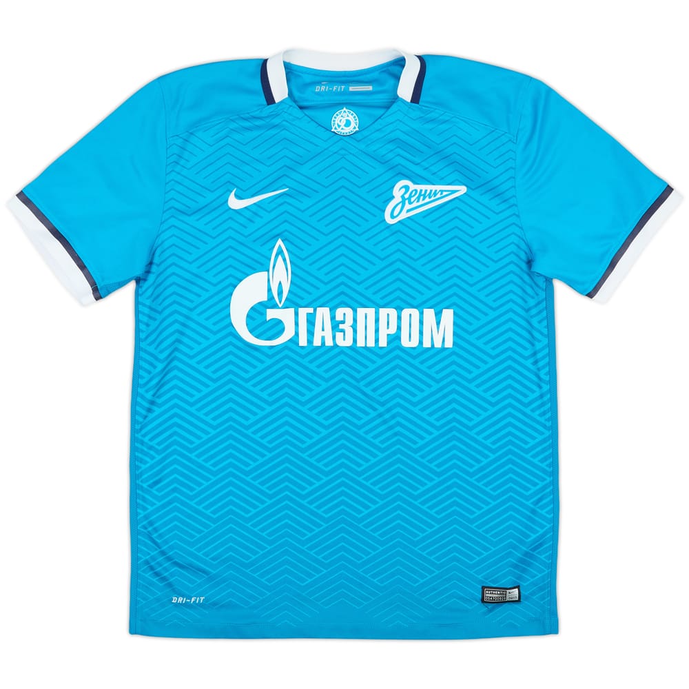 2015-16 Zenit St. Petersburg Home Shirt - 9/10 - (M)